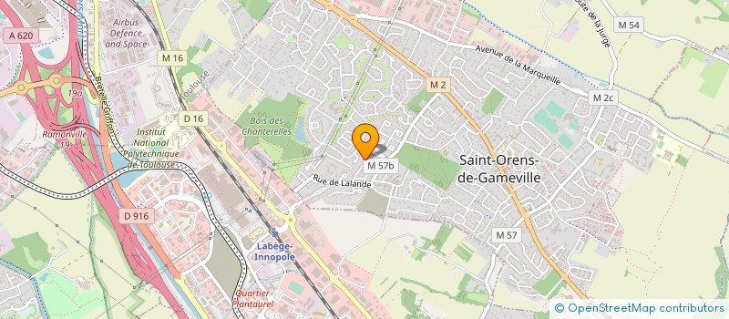 localisation de l'entreprise 809 357 536 à SAINT-ORENS-DE-GAMEVILLE