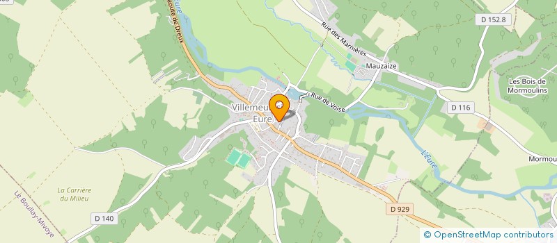 localisation de l'entreprise 809 400 286 à VILLEMEUX-SUR-EURE
