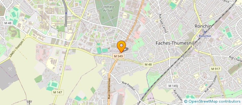 localisation de l'entreprise 809 417 504 à FACHES-THUMESNIL