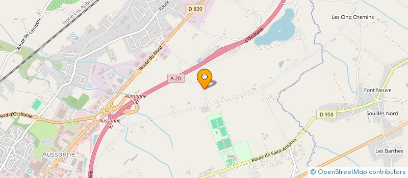 localisation de l'entreprise 809 417 587 à MONTAUBAN