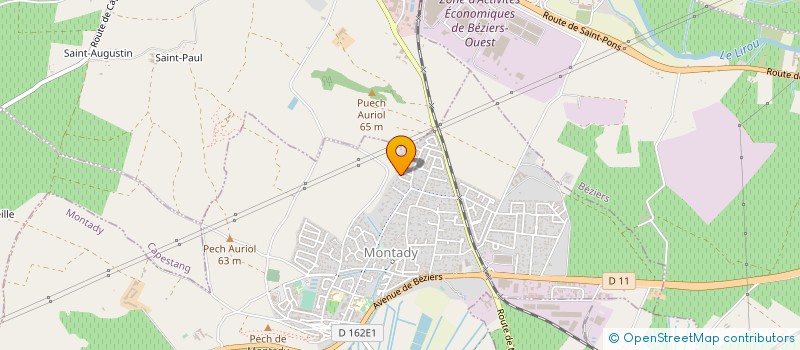 localisation de l'entreprise 809 424 310   SERIGNAN