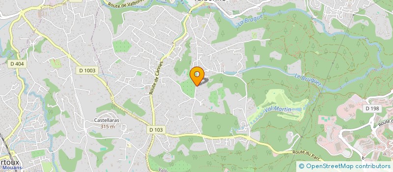 localisation de l'entreprise 809 473 333  à VALBONNE