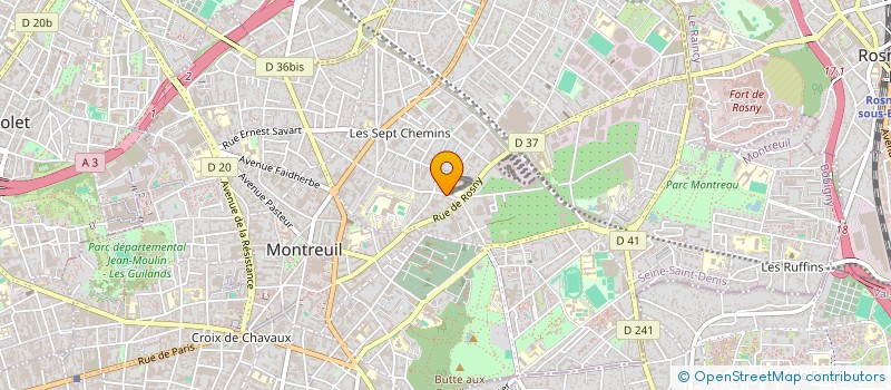 localisation de l'entreprise 809 475 866 à MONTREUIL