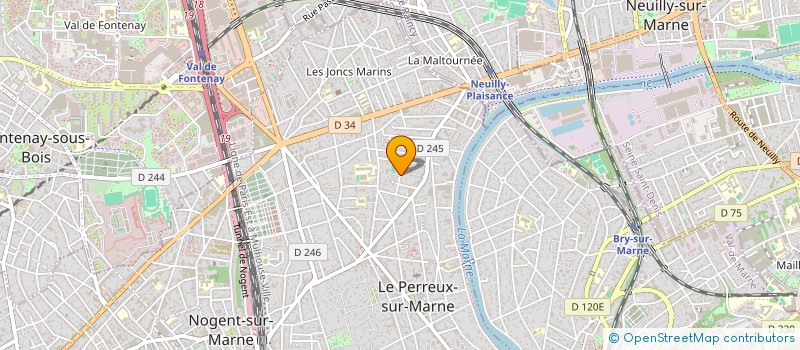 localisation de l'entreprise 809 502 628   LE PERREUX-SUR-MARNE