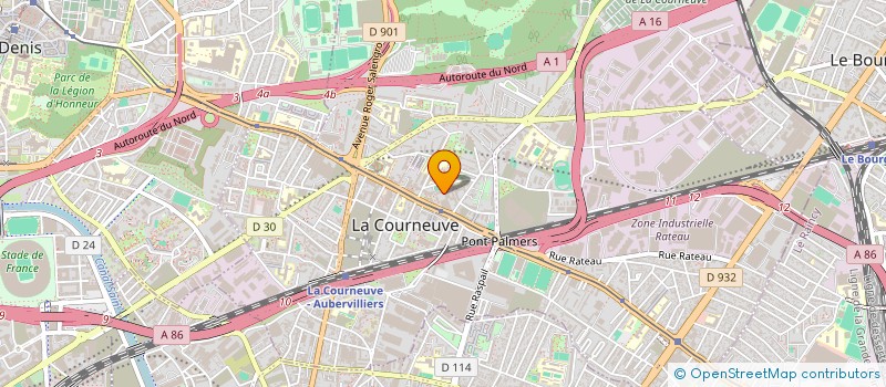 localisation de l'entreprise 809 537 293 à LA COURNEUVE