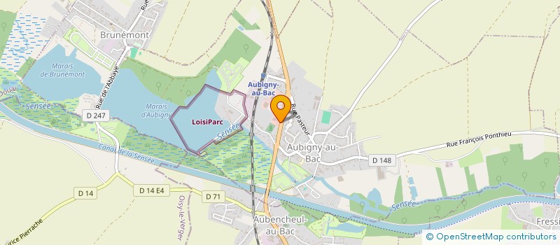 localisation de l'entreprise 809 548 464 à AUBIGNY-AU-BAC