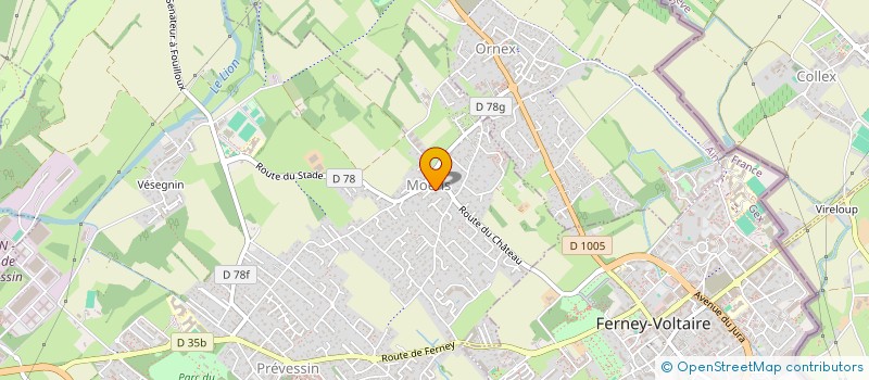 localisation de l'entreprise 809 559 503 à PREVESSIN-MOENS