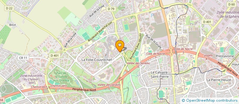 localisation de l'entreprise 809 561 863  à CAEN