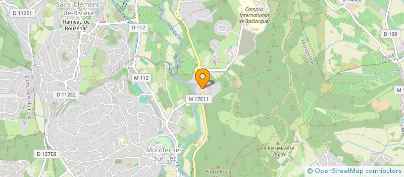 localisation de l'entreprise 809 567 902   SAINT-CLEMENT-DE-RIVIERE