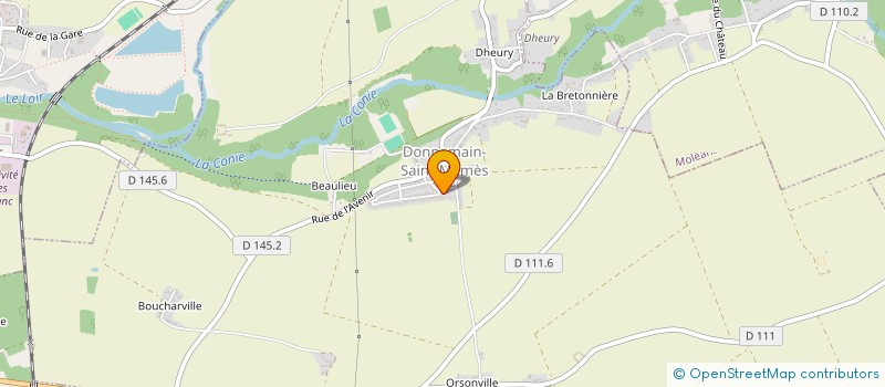 localisation de l'entreprise 809 569 189 à DONNEMAIN-SAINT-MAMES