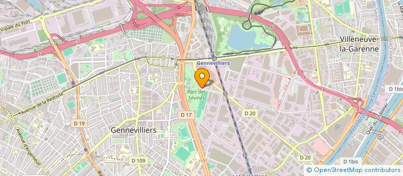 localisation de l'entreprise 809 589 526  à GENNEVILLIERS