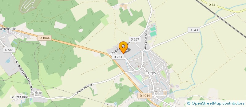 localisation de l'entreprise 809 601 651   CREPY