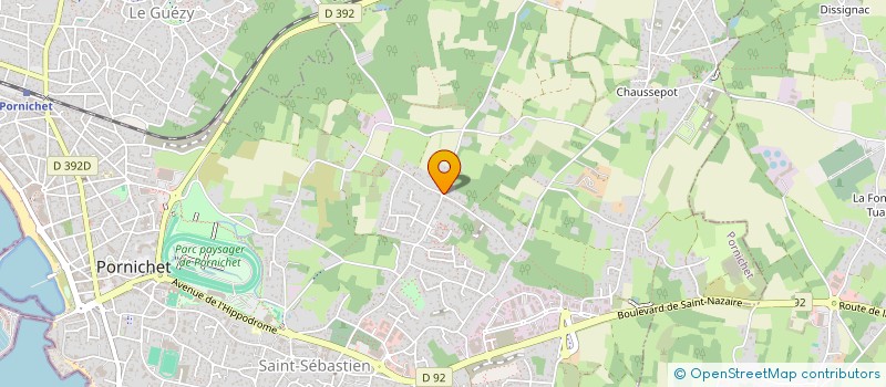 localisation de l'entreprise 809 608 227 à PORNICHET