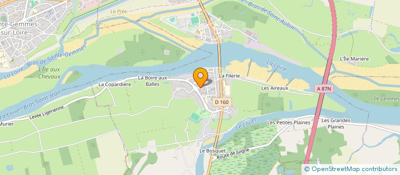 localisation de l'entreprise 809 617 905   LES PONTS-DE-CE