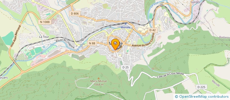 localisation de l'entreprise 809 635 410   MENDE