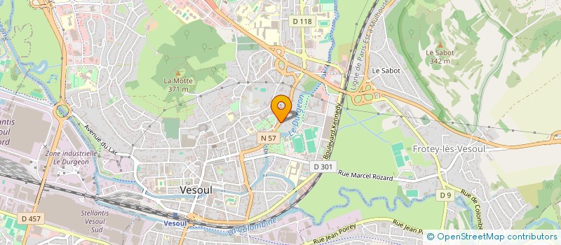 localisation de l'entreprise 809 635 782   VESOUL