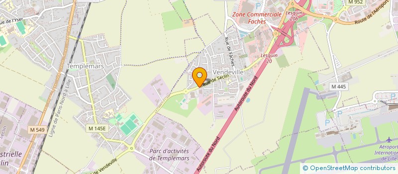 localisation de l'entreprise 809 636 046   VENDEVILLE