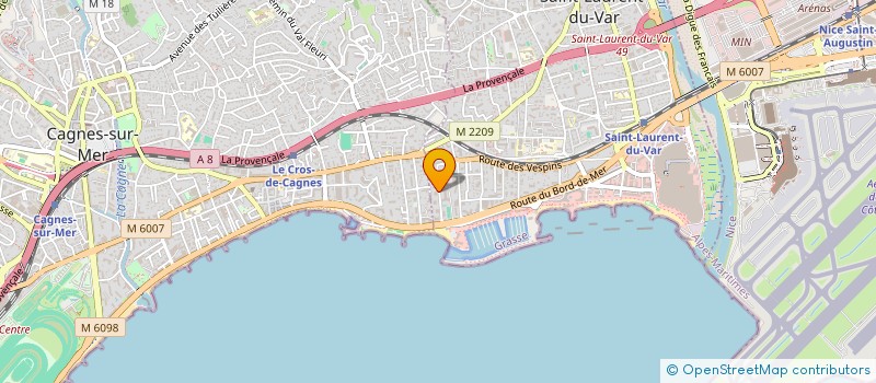 localisation de l'entreprise 809 646 185   MENTON