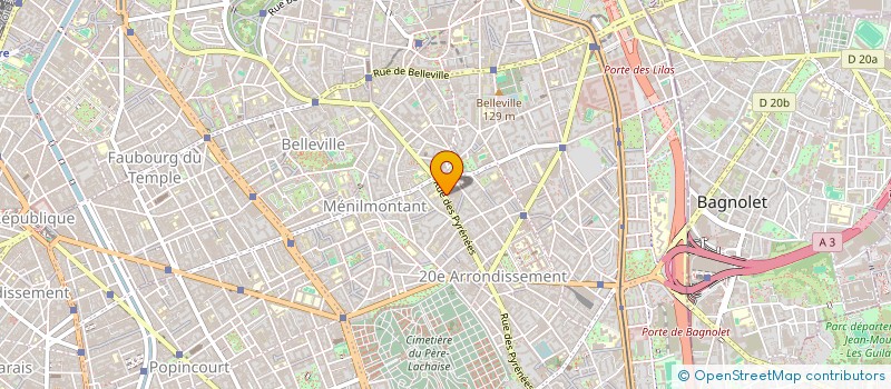localisation de l'entreprise 809 656 960   PARIS