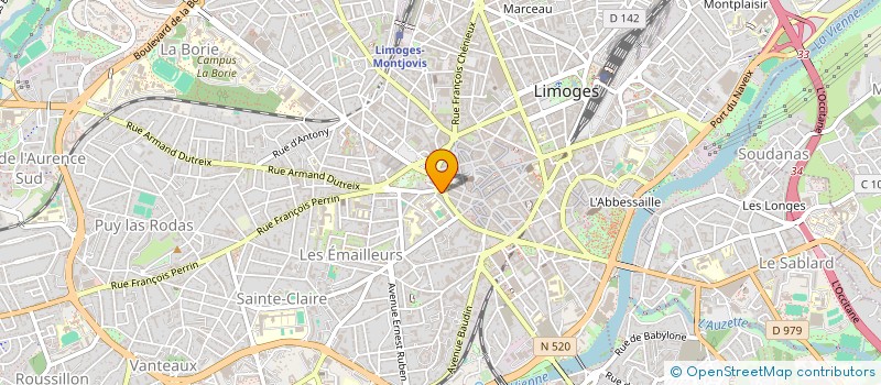 localisation de l'entreprise 809 658 859 à LIMOGES