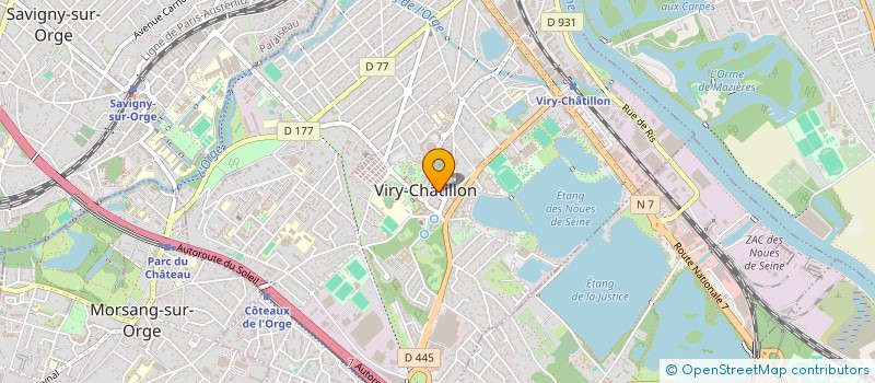 localisation de l'entreprise 809 661 184 à EVRY-COURCOURONNES
