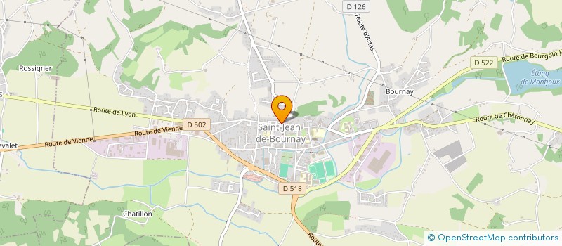 localisation de l'entreprise 809 687 627  à SAINT-JEAN-DE-BOURNAY