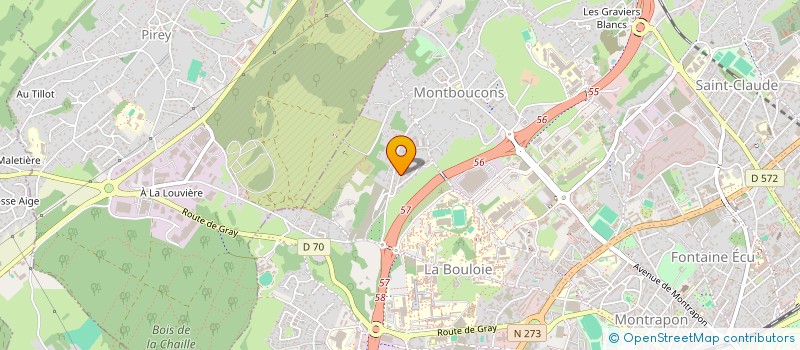 localisation de l'entreprise 809 697 261 à BESANCON