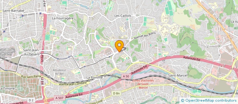 localisation de l'entreprise 809 700 404   MARSEILLE