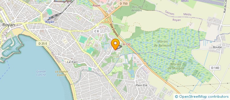 localisation de l'entreprise 809 700 677   SAINTES