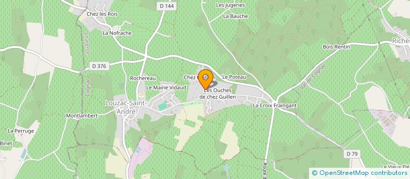 localisation de l'entreprise 809 705 015 à COGNAC