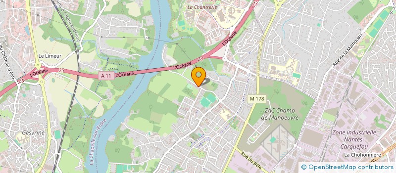 localisation de l'entreprise 809 735 558 à NANTES
