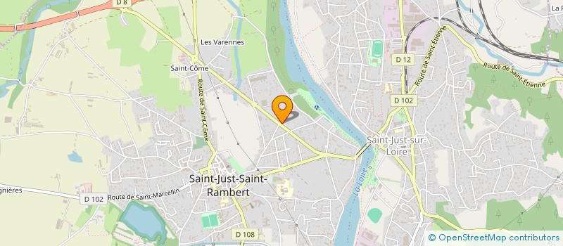 localisation de l'entreprise 809 762 156   SAINT-JUST-SAINT-RAMBERT