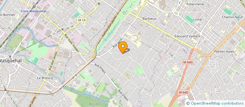 localisation de l'entreprise 809 781 941   CROIX