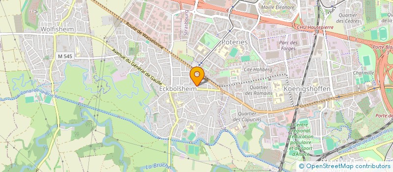 localisation de l'entreprise 809 786 460 à STRASBOURG