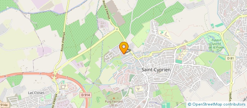 localisation de l'entreprise 809 816 515   VILLENEUVE-DE-LA-RAHO