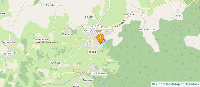 localisation de l'entreprise 809 841 398   ROZIER-COTES-D'AUREC