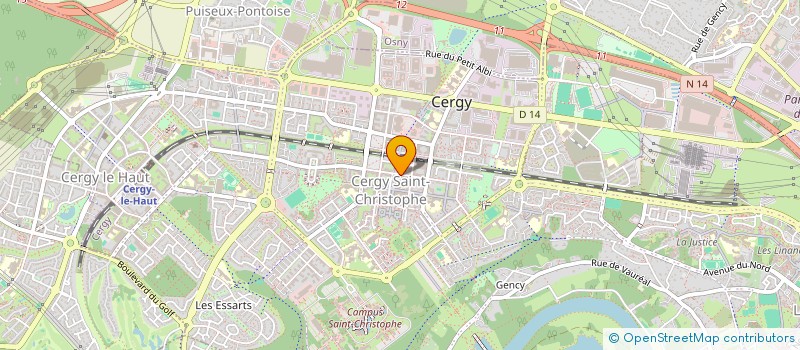 localisation de l'entreprise 809 849 268 à CERGY