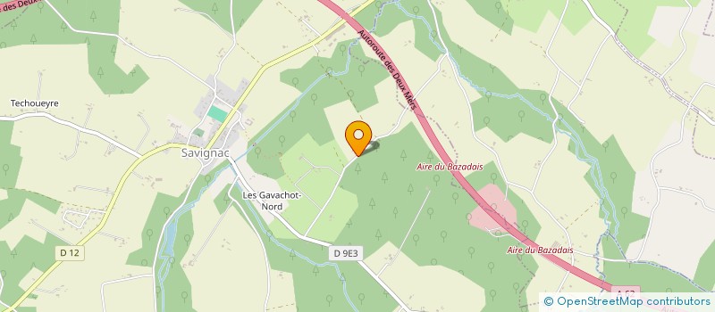 localisation de l'entreprise 809 858 566   SAVIGNAC