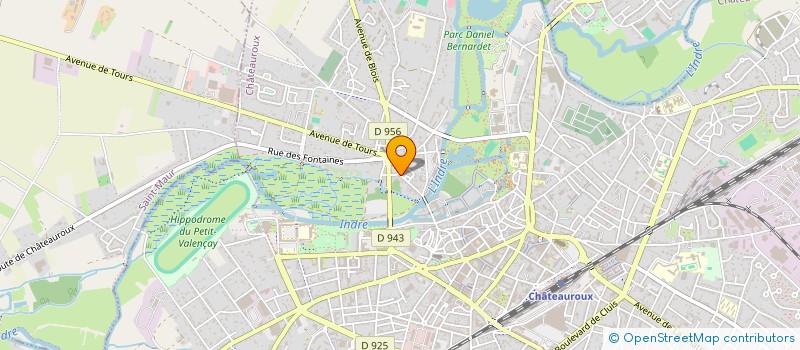 localisation de l'entreprise 809 861 222 à CHATEAUROUX