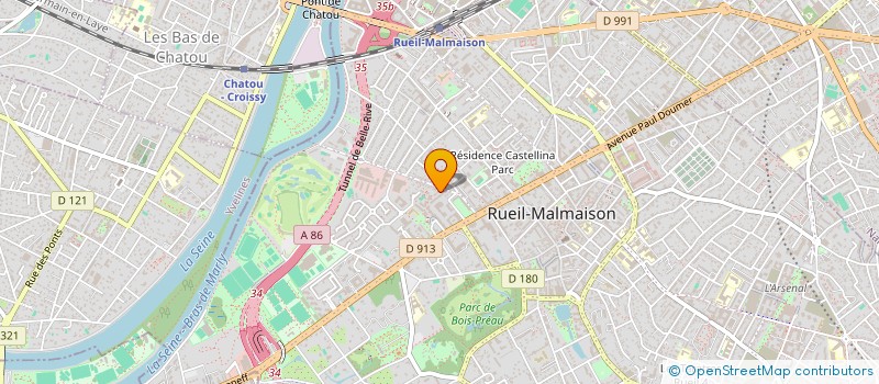 localisation de l'entreprise 809 864 184  à RUEIL-MALMAISON