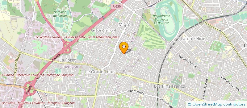 localisation de l'entreprise 809 886 237   EYSINES