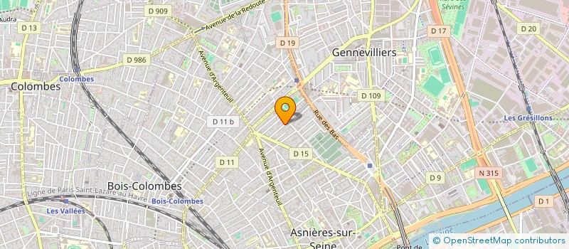 localisation de l'entreprise 809 889 371 à ASNIERES-SUR-SEINE