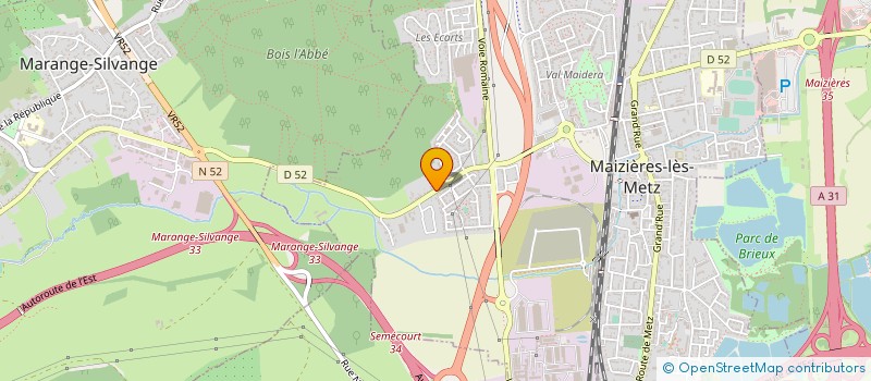 localisation de l'entreprise 809 907 769   MAIZIERES-LES-METZ