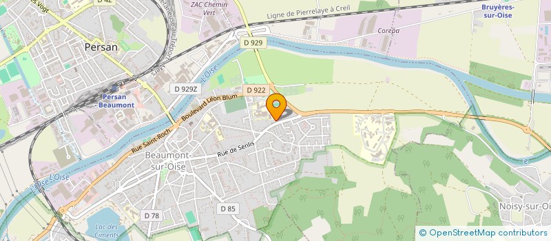 localisation de l'entreprise 809 936 594   ERAGNY