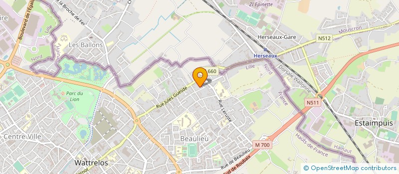 localisation de l'entreprise 809 966 062   WATTRELOS