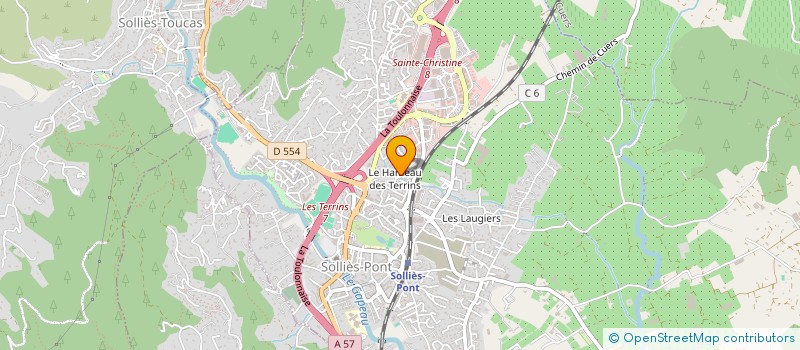 localisation de l'entreprise 809 973 217   SOLLIES-PONT