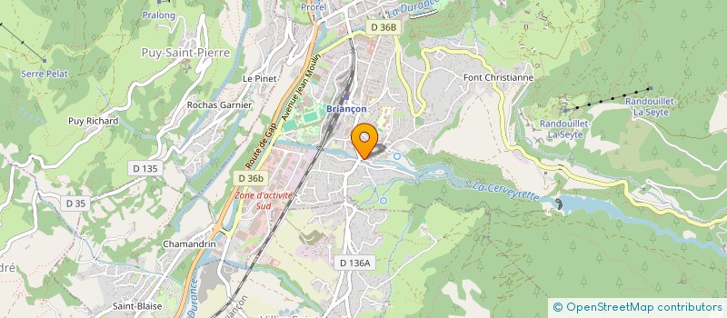 localisation de l'entreprise 809 975 857   BRIANCON