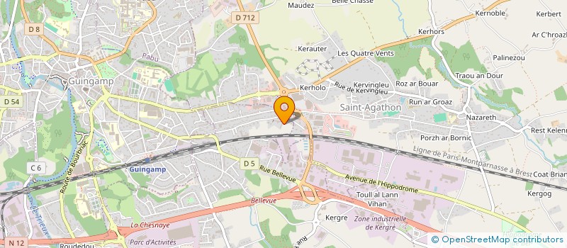 localisation de l'entreprise 809 985 435   CHATELAUDREN-PLOUAGAT