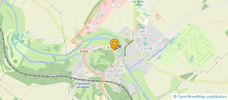 localisation de l'entreprise 809 987 456   CHAUMONT-EN-VEXIN