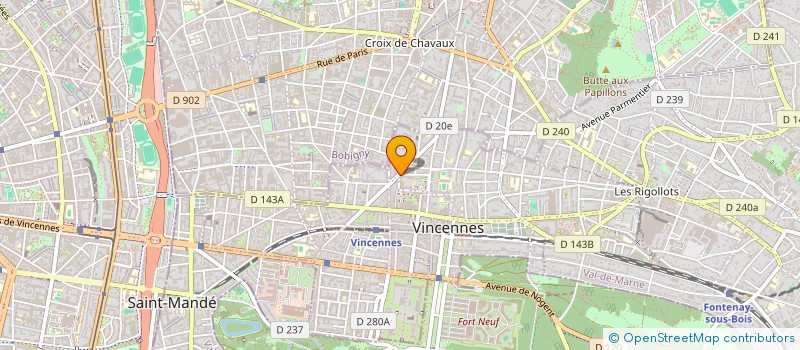 localisation de l'entreprise 81 DEFRANCE à VINCENNES